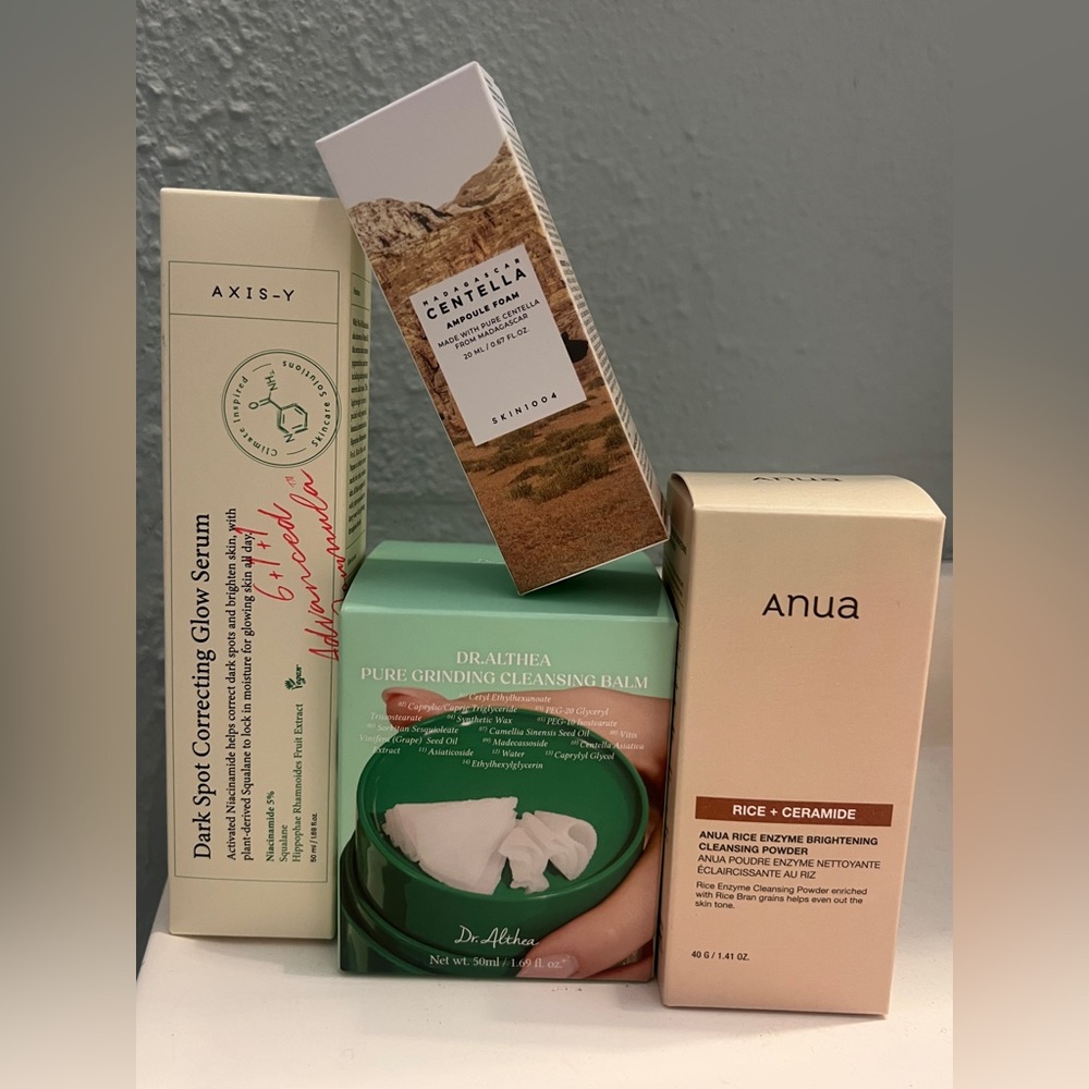 Korean Skincare Set with Cleansing Balm and Serums NIB